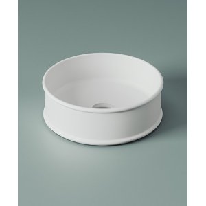 Artceram Atelier Umywalka nablatowa Ø44 cm biała ATL00101;00