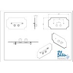   Bleu Provence Przycisk do Geberit dark bronze PLGB01BG ze skazą W MAGAZYNIE!