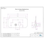 Bleu Provence Przycisk do Geberit dark bronze PLGB01BG