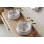 Bleu Provence Romantica Umywalka stawiana na blat Ø40 white BP341