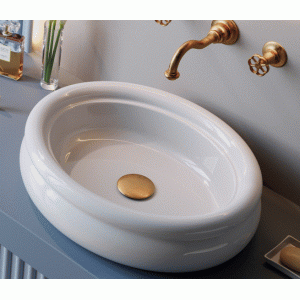 Bleu Provence Romantica Umywalka stawiana na blat 56x46 white BP356