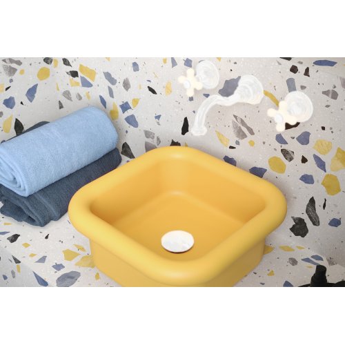  Bleu Provence True Colors Lite Umywalka stawiana na blat 40x40 mustard yellow mat TC2LA40C