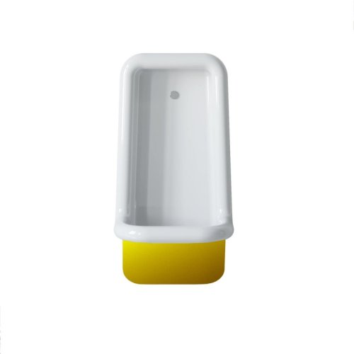 Bleu Provence True Colors Lite Pisuar wiszący white+mustard yellow glossy TC2UC3