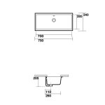 Bongio Mille Nuits bateria umywalkowa 3-otworowa 22501