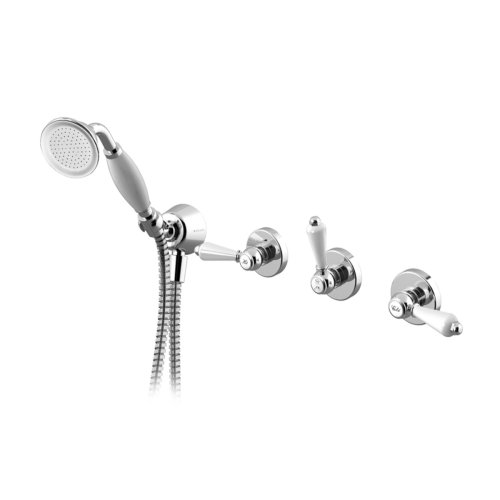 Bruma Classico Bateria natryskowa podtynkowa ze słuchawką Chrom 1183101CR