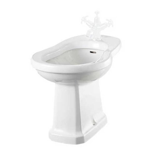 Burlington Bidet stojący 56,5x39,5 biały P4