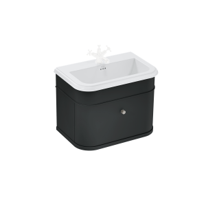  Burlington Chalfont Szafka pod umywalkę z szufladą 75x47 black matt CH75MB