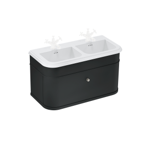  Burlington Chalfont Szafka pod umywalkę z szufladą 100x47 black mat CH100MB