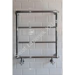 Burlington Cleaver Grzejnik wodny 60x65 + zawory + grzałka elektryczna chrom (K) R3CHR+R6CHR+BUR8