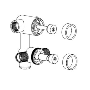 Burlington Riviera Element podtynkowy baterii prysznicowych HOX.005V