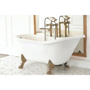 Baterie wannowe retro – stylowe akcesoria do łazienki