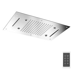 Carlo Frattini Hamonia Deszczownica prysznicowa sufitowa 700x400 mm z diodą LED Chrom F2904CR