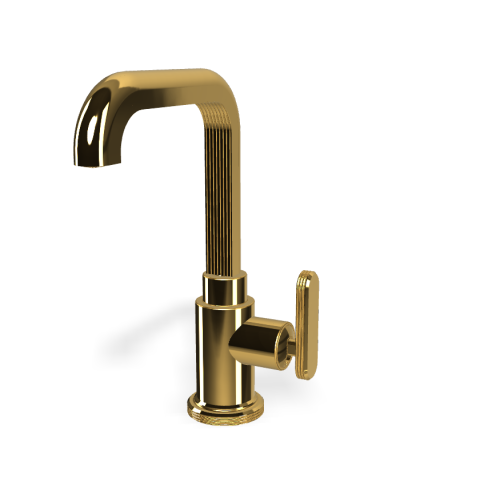 Carlo Frattini Park Line Bateria umywalkowa z korkiem klik klak gold F1321LOR