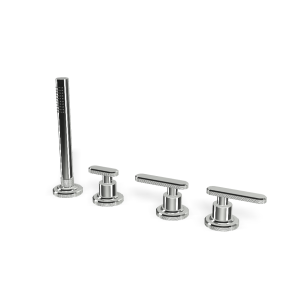 Carlo Frattini Park Line Bateria wannowa 4-otworowa chrom F1324/1CR