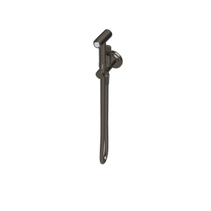 Carlo Frattini Park Line Bidetka ze słuchawką i wężem podtynkowa element zewnętrzny brushed black chrome F1320/4CS