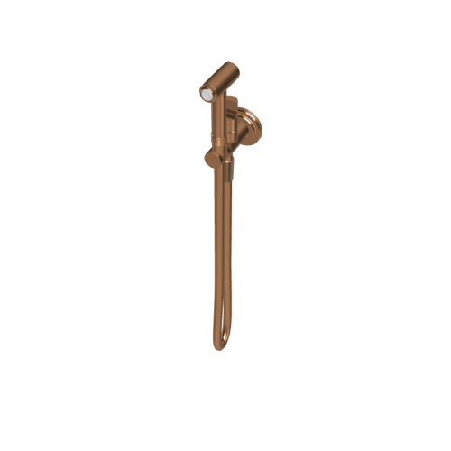 Carlo Frattini Park Line Bidetka ze słuchawką i wężem podtynkowa element zewnętrzny brushed bronze F1320/4ZS
