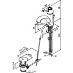 Damixa Tradition Bateria umywalkowa chrom 37821.00