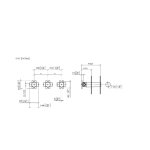 Dornbracht Madison element podtynkowy baterii umywalkowej 3571297090