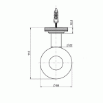  Fima Carlo Frattini Park Lane Uchwyt na papier toaletowy chrom F6305/2CR