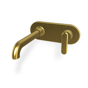 Fima Carlo Frattini Park Lane Bateria umywalkowa podtynkowa z korkiem klik klak element zewnętrzny brushed gold F1301WLX5OS