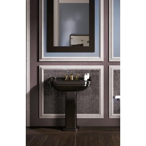 Flaminia Efi Umywalka ścienna 70x54 cm Nero 6006NER