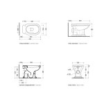 Flaminia Efi WC stojący z odpływem pionowym biały 6010