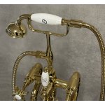   Galatea Design Retro Bateria wannowa wolnostojąca złoty połysk GDT818W7GOLD W MAGAZYNIE!!