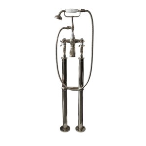          Galatea Design Retro Bateria wannowa wolnostojąca nikiel GDT818W7NKL W MAGAZYNIE!!