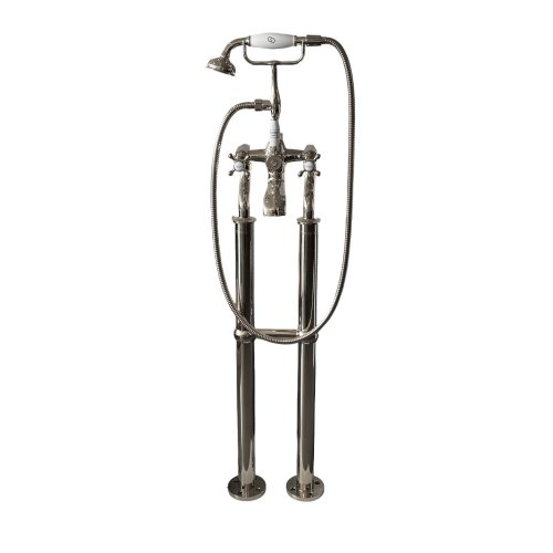          Galatea Design Retro Bateria wannowa wolnostojąca nikiel GDT818W7NKL W MAGAZYNIE!!