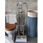          Galatea Design Retro Bateria wannowa wolnostojąca nikiel GDT818W7NKL W MAGAZYNIE!!