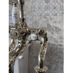          Galatea Design Retro Bateria wannowa wolnostojąca nikiel GDT818W7NKL W MAGAZYNIE!!