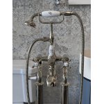          Galatea Design Retro Bateria wannowa wolnostojąca nikiel GDT818W7NKL W MAGAZYNIE!!