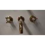   Galatea Design Retro Bateria umywalkowa podtynkowa 3-otworowa Gold GDCH28GOLD W MAGAZYNIE!!