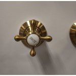   Galatea Design Retro Bateria umywalkowa podtynkowa 3-otworowa Brushed Gold GDCH28BRG W MAGAZYNIE!!