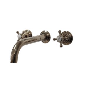   Galatea Design Retro Bateria umywalkowa podtynkowa 3-otworowa Nikiel GDCH28NKL W MAGAZYNIE!!