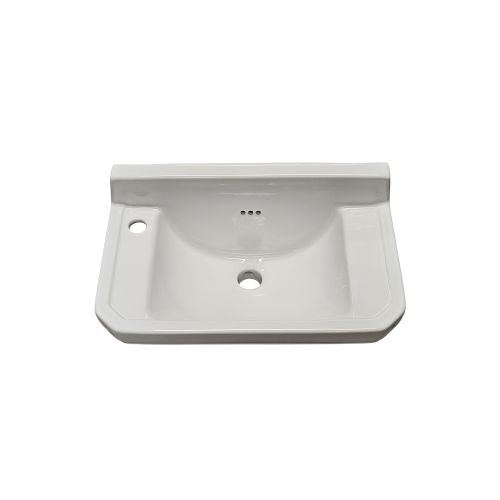   Galatea Design Retro Umywalka ścienna 50x31 biała z otworem po lewej stronie GDB8LGW W MAGAZYNIE!!