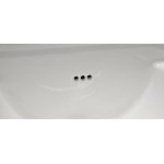   Galatea Design Retro Umywalka ścienna 50x31 biała z otworem po prawej stronie GDB8RGW W MAGAZYNIE!!