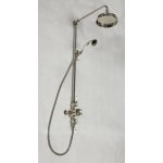    Galatea Design Retro Zestaw prysznicowy termostatyczny ścienny nikiel GDAF3SNKL W MAGAZYNIE!!