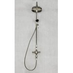    Galatea Design Retro Zestaw prysznicowy termostatyczny ścienny nikiel GDAF3SNKL W MAGAZYNIE!!