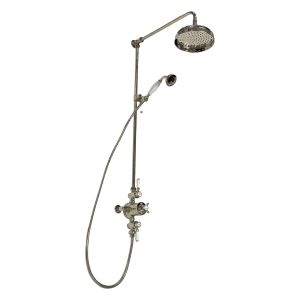    Galatea Design Retro Zestaw prysznicowy termostatyczny ścienny nikiel GDAF3SNKL W MAGAZYNIE!!