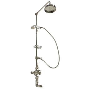    Galatea Design Retro Zestaw prysznicowy ścienny nikiel GDH112NKL W MAGAZYNIE!!