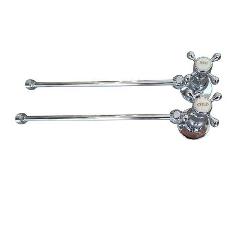   Galatea Design Zawory kątowe do armatury umywalkowej ciepła/zimna chrom  GDW28CHR W MAGAZYNIE!!