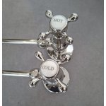   Galatea Design Zawory kątowe do armatury umywalkowej ciepła/zimna nikiel  GDW28NKL W MAGAZYNIE!!