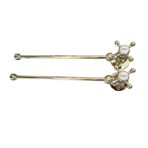   Galatea Design Zawory kątowe do armatury umywalkowej ciepła/zimna gold  GDW28GOLD W MAGAZYNIE!!