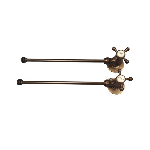   Galatea Design Zawory kątowe do armatury umywalkowej ciepła/zimna old brass  GDW28OLB W MAGAZYNIE!!
