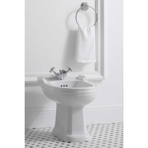 Gentry Home Balasani Bidet stojący z otworem na baterię Biały 4015