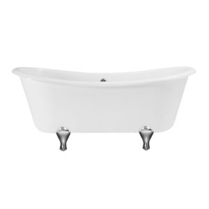 Gentry Home Bateau Wanna wolnostojąca 165x71 z nogami biały 9301+9308-C