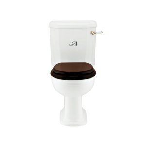 Gentry Home Belgravia Miska WC kompaktowa stojąca Biała 2504