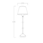 Gentry Home Starlight Lampka blatowa Chrom 9297