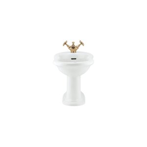 Gentry Home Victorian Bidet stojący z otworem na baterię Biały 2015